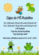 Zápis dětí do mateřské školy 1